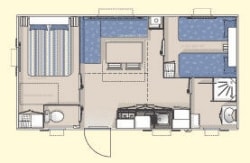 Standard Zen Mobile Home - 2 Bedrooms — 2