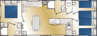 Deluxe Mobile Home - 3 Bedrooms — 6