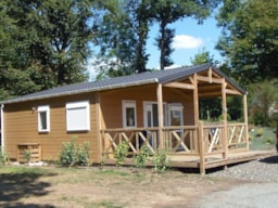 Location - Chalet Pmr (Accès Handicapés) 2 Ch - Camping Les Jardins du Morbihan 