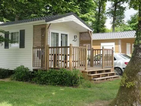 Location - Mobil Home Standard Zen - 1 Chambre - Camping Les Jardins du Morbihan 