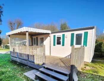 Mietunterkunft - Mobilheim Standard Zen - 2 Schlafzimmer - Camping Les Jardins du Morbihan 