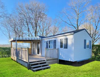 Mietunterkunft - Mobilheim Komfort - 2 Schlafzimmer - Camping Les Jardins du Morbihan 