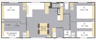 Comfort Plus Mobile Home - 4 Bedrooms — 2