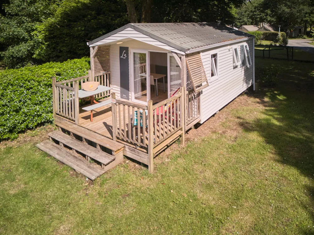 Location - Mobil Home Standard Zen - 1 Chambre - Camping Les Jardins du Morbihan 