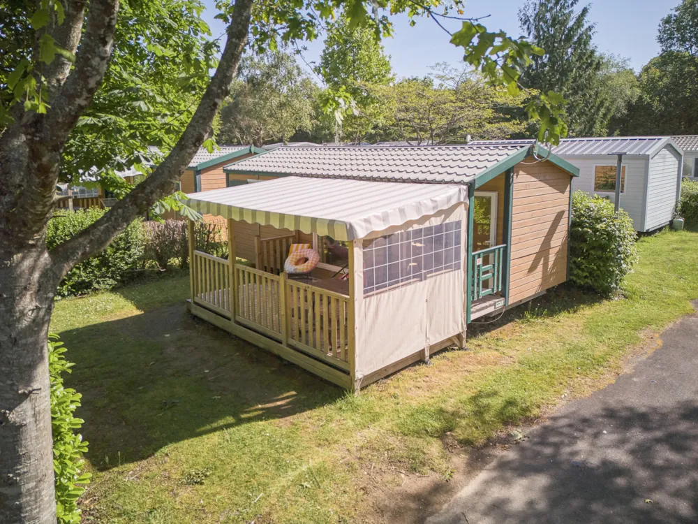 Location - Mobil Home Standard Zen - 2 Chambres - Camping Les Jardins du Morbihan 