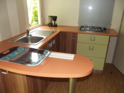Mobile home with private bathroom facilities — 4