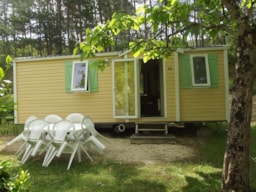 Huuraccommodatie(s) - Stacaravan Met Sanitair - Camping Domaine du Lac