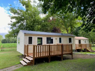 Location - Mobil-Home - 3 Chambres - 30M² - Camping Le Moulin de Caudon