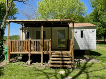 Accommodation - Mobile-Home  Louisiane - 2 Bedrooms - 29M² - Camping Le Moulin de Caudon