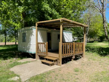 Accommodation - Mobile-Home Without Toilet Blocks - 17M² - Camping Le Moulin de Caudon