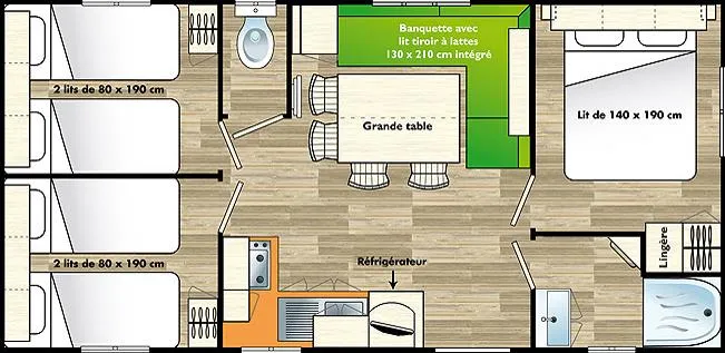 Confort 3 Chambres