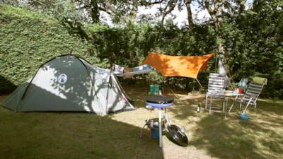 Camping pitches grouped into clusters (with electricity) — 1