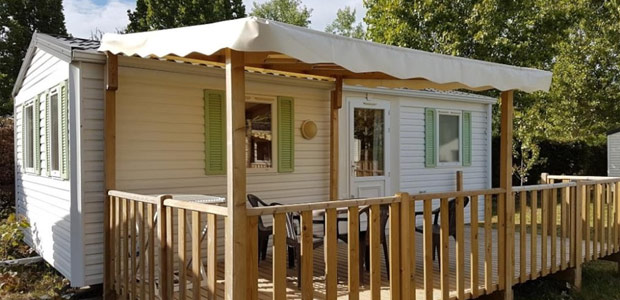 Location - Irma Avec Terrasse Couverte - Camping La Butte