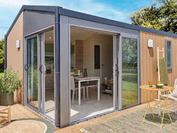 Mietunterkunft - Bergame Mit Überdachter Panoramaterrasse - Camping La Butte