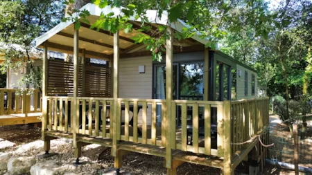 Huuraccommodatie(s) - Bergame Met Panoramisch Overdekt Terras - Camping La Butte