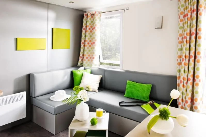 Mobilhome Confort 3 Chambres - Climatisation - Douche Xxl - Tv Et Barbecue - Terrasse Semi-Couverte