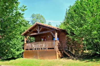 Mietunterkunft - Chalet Loft 42 M² - Camping Domaine de Fromengal