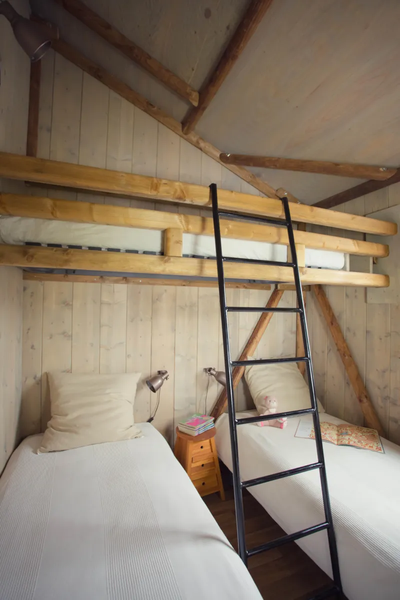 Cabane Lodge 39 M2 Avec Sanitaires - 2 Chambres - Grande Terrasse Avec Plancha