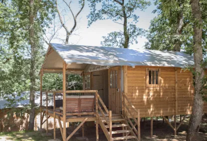 Cabane Lodge 39 M2 Avec Sanitaires - 2 Chambres - Grande Terrasse Avec Plancha