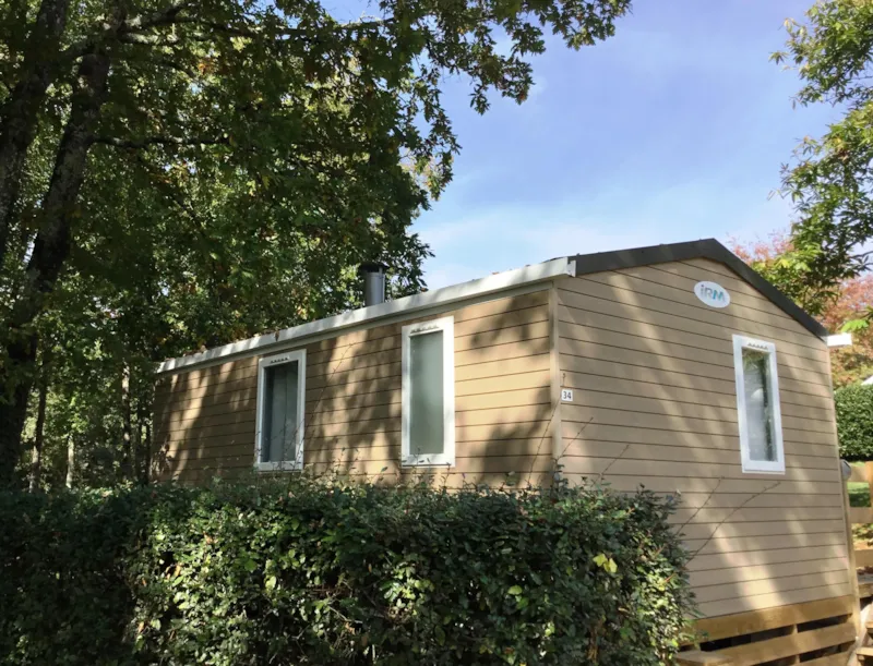 Mobilhome 22 M² - 2 Chambres - Tv - Terrasse Semi Couverte Ou Grand Parasol