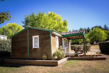 Mietunterkunft - Chalet Dordogne 43 M² - Camping Domaine de Fromengal