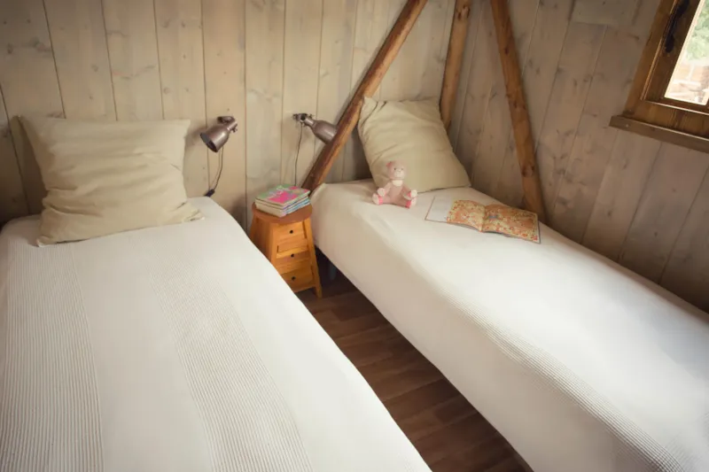 Cabane Lodge 23 M2 Sans Sanitaires - 2 Chambres - Terrasse Avec Plancha