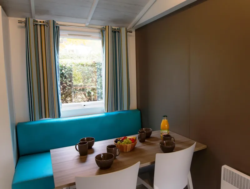 Mobilhome 22 M² - 2 Chambres - Tv - Terrasse Semi Couverte Ou Grand Parasol