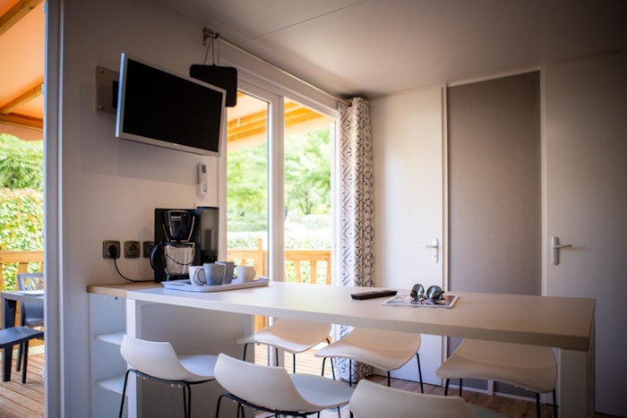 Mobilhome Premium 33 M2 - 3 Chambres - Terrasse Semi-Couverte - Nouveaute
