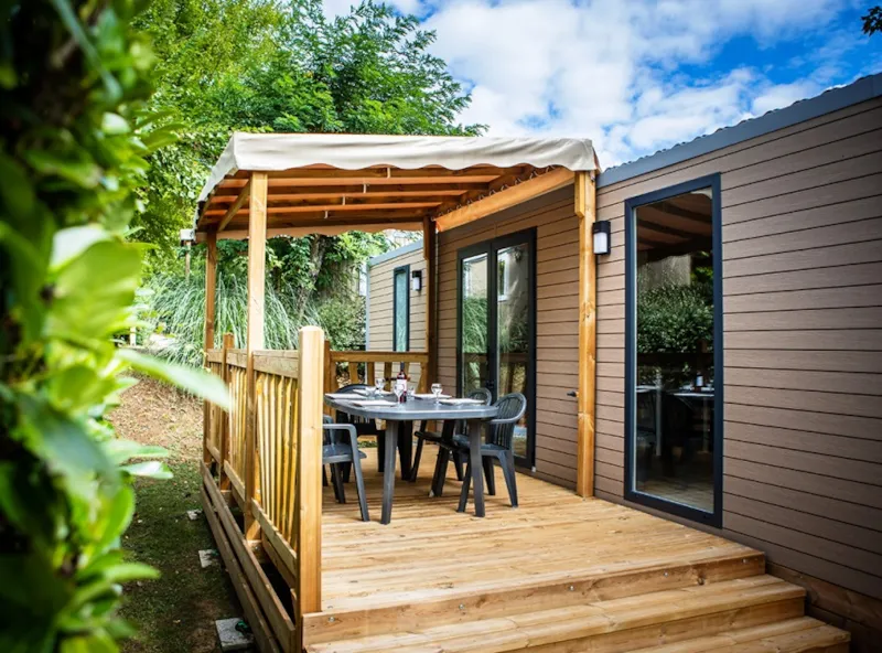 Mobilhome Evasion 30 M2 - 2 Chambres - Terrasse Semi-Couverte - Tv