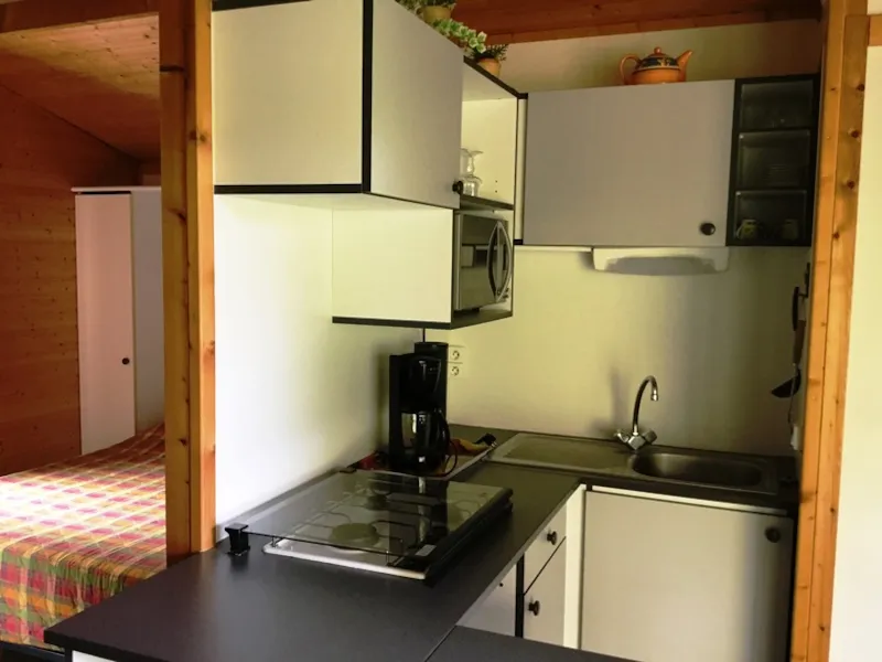 Chalet Confort 36 M² 2 Chambres - Climatisation - Tv - Barbecue - Terrasse Couverte