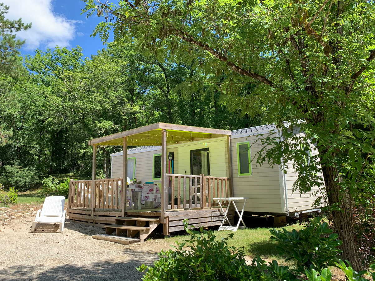 Accommodation - Mobile Home Bermudes Trio Clim - Camping Le Douzou