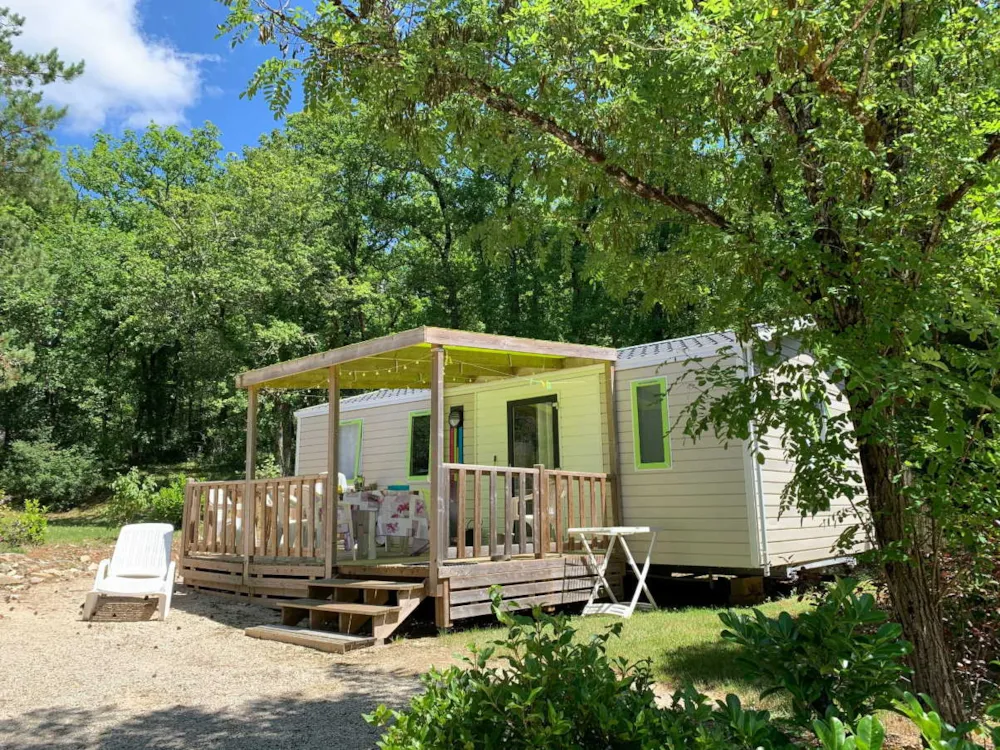 Location - Mobil-Home Bermudes Trio Clim - Camping Le Douzou