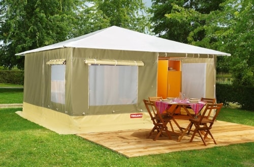 Bungalow toilé 20m² 2 chambres 5 personnes Arrivée le Dimanche en Juillet et Août