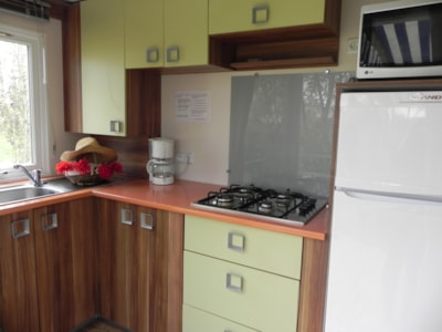 Grand Confort Riviera mobile home, 35 m², 3 bedrooms - Arrival on Saturdays in July and August