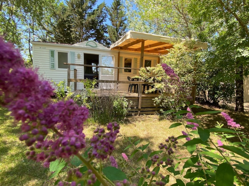Mobil-home Eco - Confort 28m² 2 chambres 4 personnes Arrivée le Samedi en Juillet et Août
