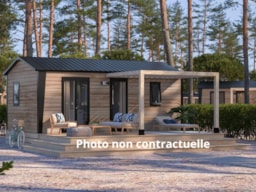 Mietunterkunft - Mobilheim Premium Nest 2 Zimmer 4 Personen - Camping L'Offrerie
