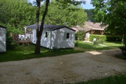 Alojamiento - Mobilhome 28-32M² - Camping Les Jardins de l'Abbaye