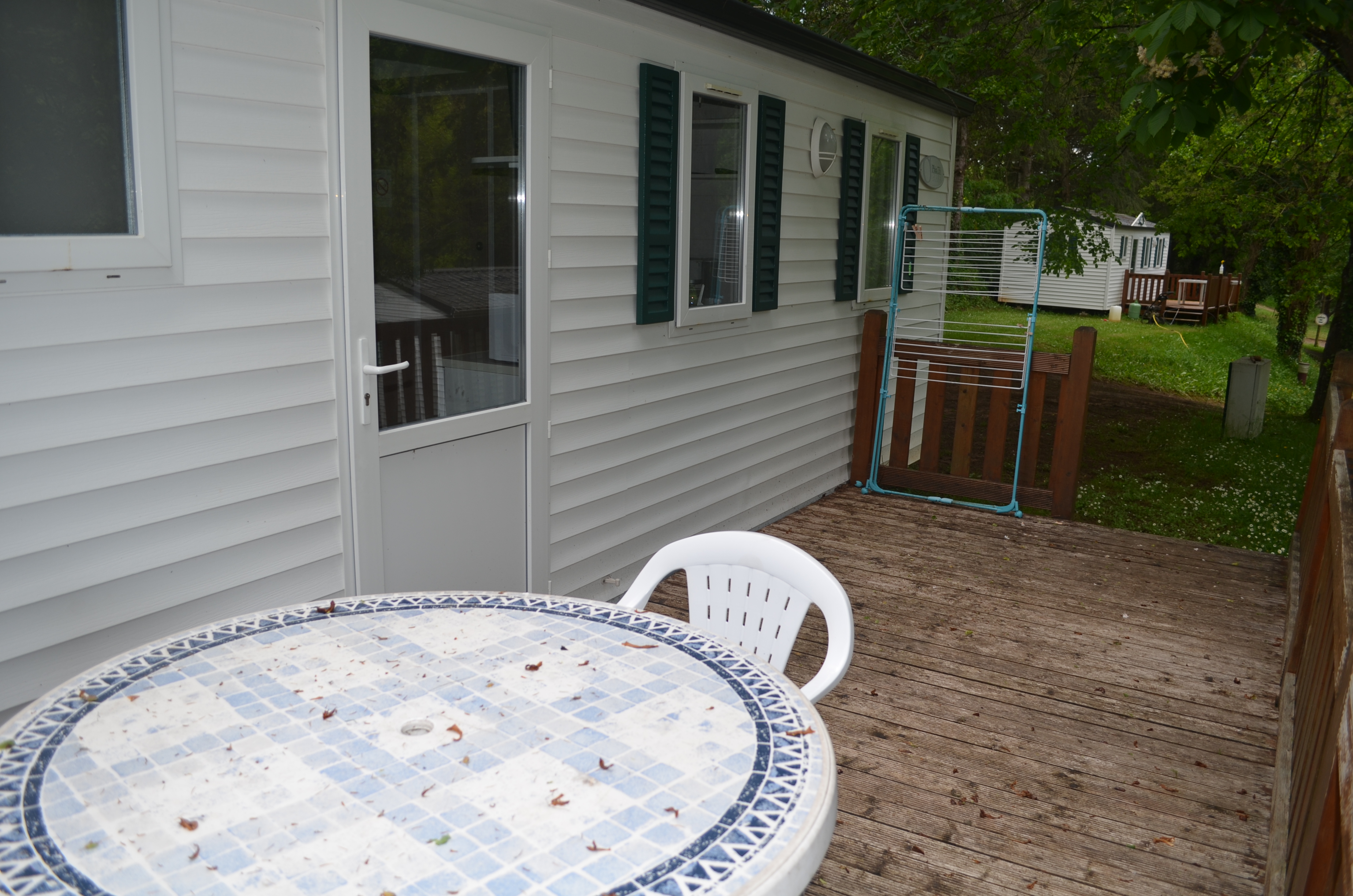 Location - Mobilhome 24 M² - Camping Les Jardins de l'Abbaye