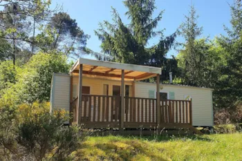 Mietunterkunft - Mobilhome 5 - 35M² / 2 Zimmer - Terrasse - Camping Ushuaïa Villages les Pialades