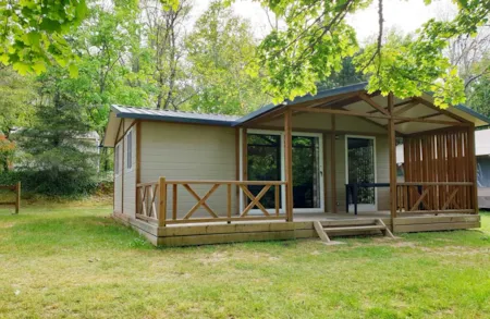 Accommodation - Chalet Eden - Tv - 35M² / 3 Bedrooms - Sheltered Terrace 17M² - Camping Ushuaïa Villages les Pialades