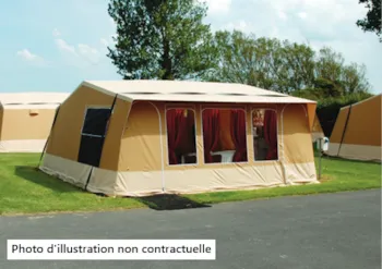 Mietunterkunft - Zelt Espace 28M² - 3 Zimmer (Ohne Sanitäranlagen) - Camping Ushuaïa Villages les Pialades