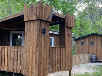 Mietunterkunft - Mobilheim Aus Holz - 26M² Mit Überdachter Terrasse / 2 Zimmer - Camping Ushuaïa Villages les Pialades
