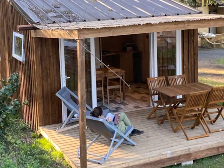 Accommodation - Cabane Mobile Home, 21M² / 2 Bedrooms (Without Bathroom Facilities) - Camping les Pialades