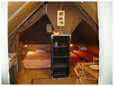 The Canvas Cabin: Camp in accommodation that's half tent, half cabin!