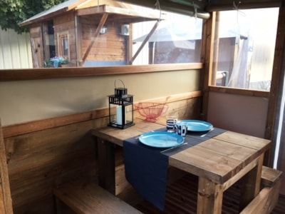 Pre-equipped site with kitchen
