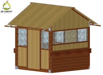 Pre-equipped site with kitchen