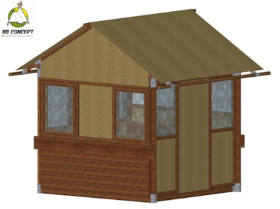 Pre-equipped site with kitchen