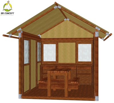 Pre-equipped site with kitchen