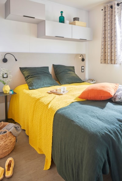 New for 2023! Louisiana mobile home, 32m² - In the heart of a premium plot! 2 bedrooms - Large terrace