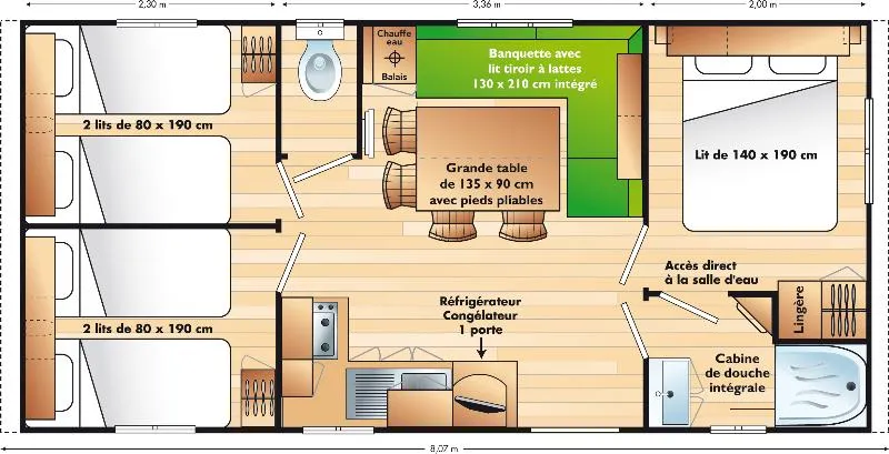 Cottage Privilège Sauvignon 3 Chambres - Tv, Climatisation Et Terrasse Couverte